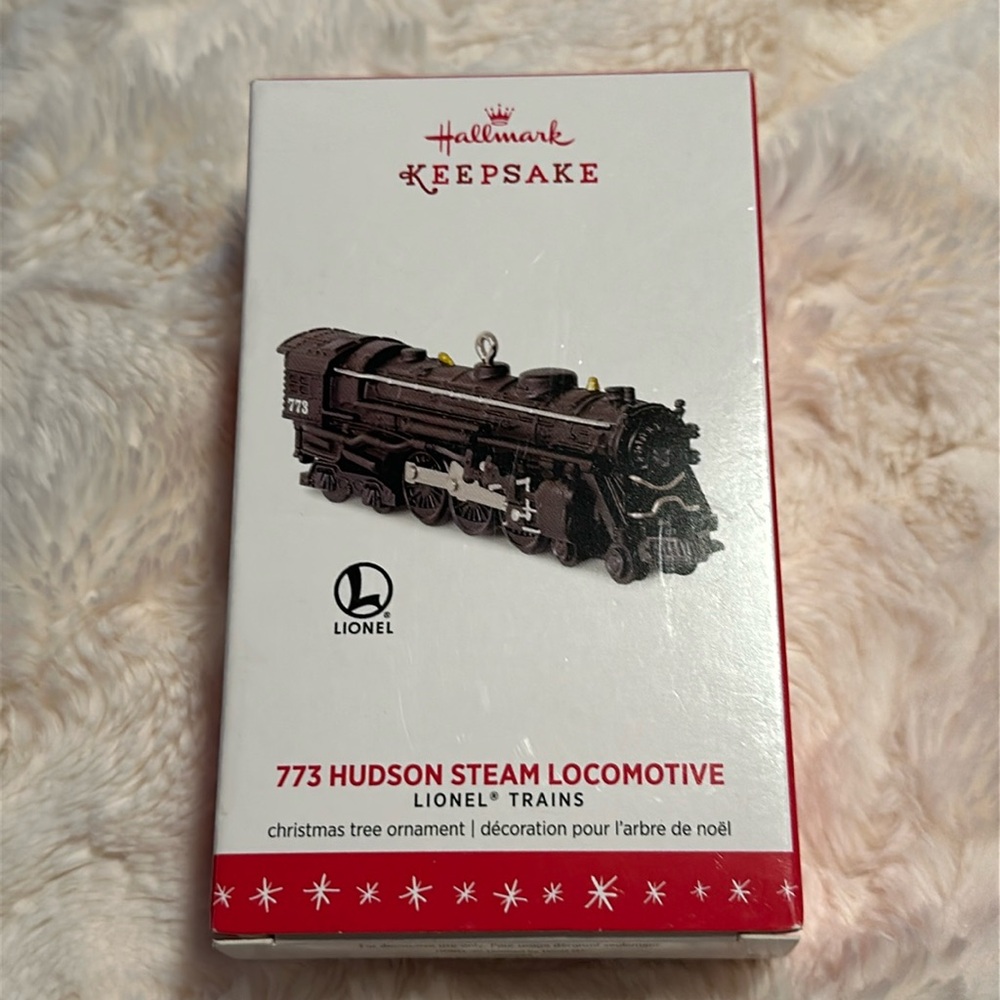 Hallmark Keepsake Ornament Lionel Train Series 773 Hudson Steam Locomotive NIB
